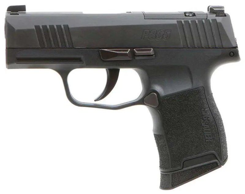 Sig Sauer P365-9-BXR3P 9mm 3.1in Black Nitride 10 Round Semi-Auto
