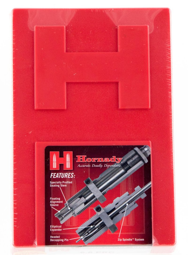Hornady 546217 22 Creedmoor Die Set 2 Die Full-Length Sizing Steel