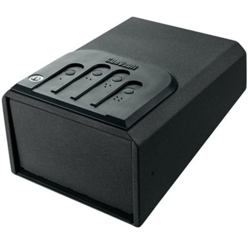 GunVault MiniVault GV1050-19 Safe, 16-Gauge Steel, Black Finish