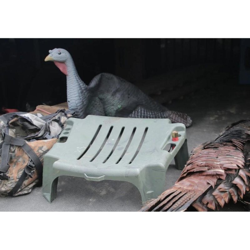 MTM Case-Gard Rump Rester Turkey Hunting Seat 12 Gauge Forest Green