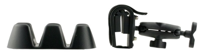 Rugged Suppressors 15502 Black Metal 1 In Swing Arm Holder