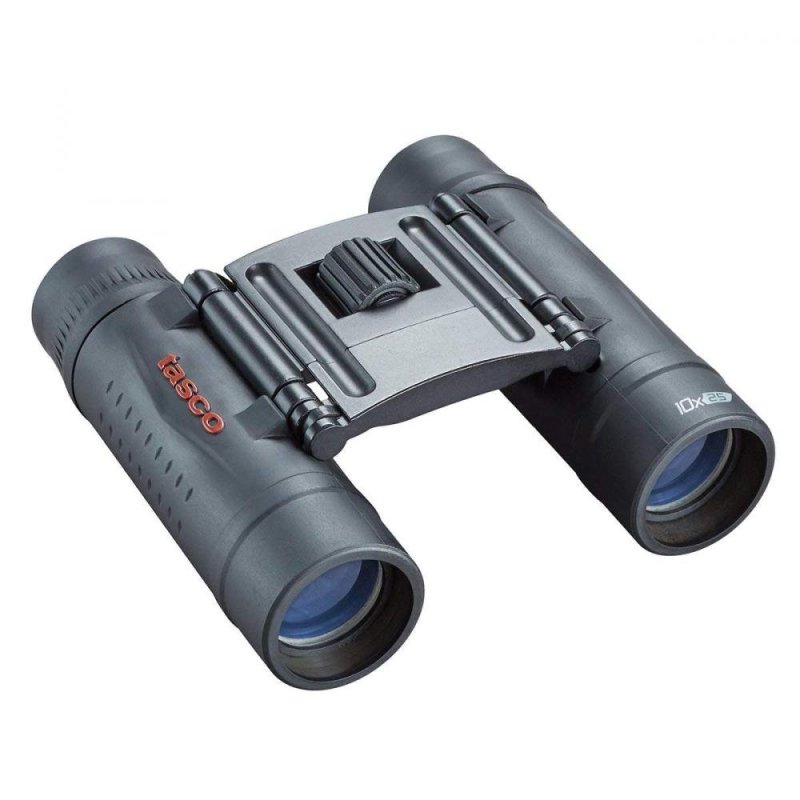 Tasco Essentials 10x25mm Compact Binocular Roof Prism Blue