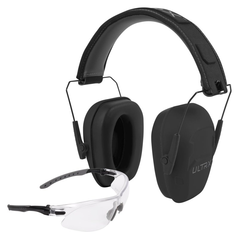 Allen Company 4157 ULTRX Shield Ear/Eye Combo MidGrey NRR 23dB