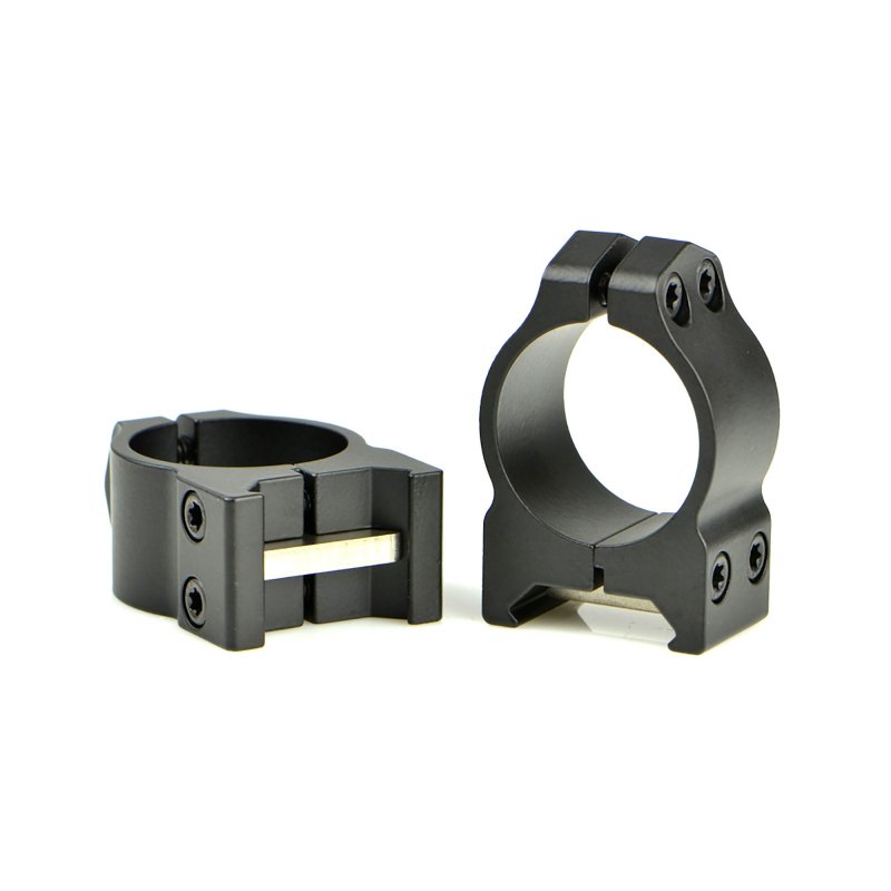 Warne 200M Maxima 1" Low Matte Scope Rings, Sintered Steel, Black Finish