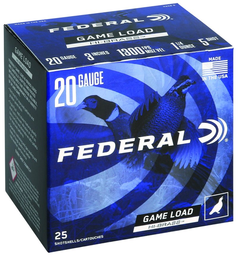 Federal Premium Game-Shok High Brass 20 Gauge 3 In H2585