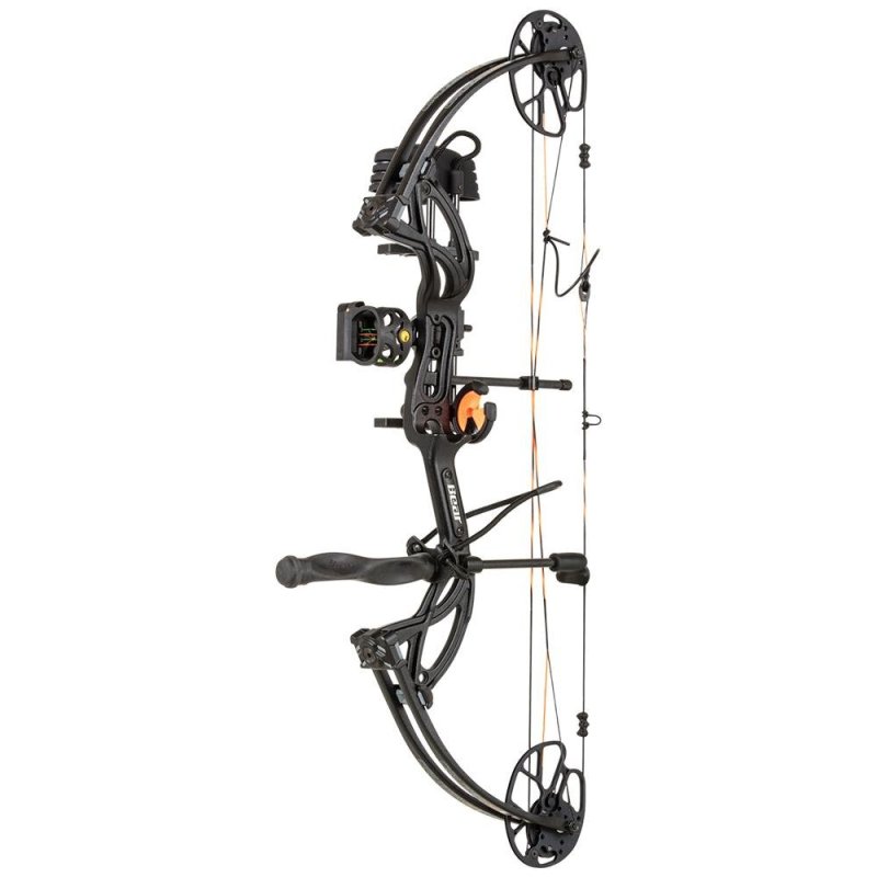 Bear AV02A21115R Royale RTH Bow Package Shadow RH 5-50 lbs 12-27 in.