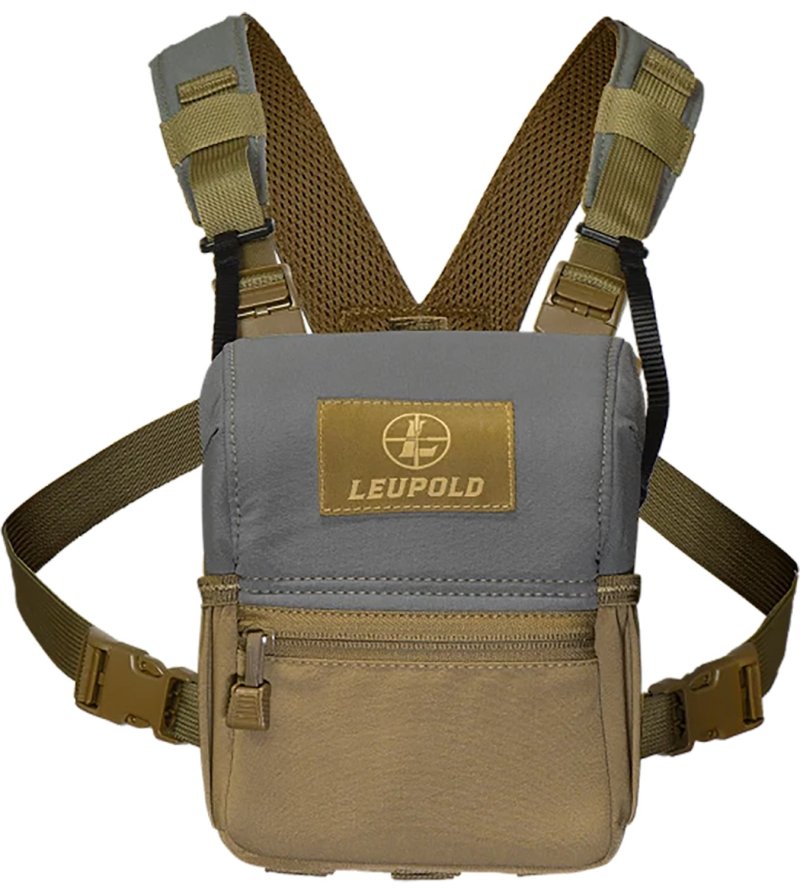 Leupold & Stevens 185628 Enclosed Binocular Harness Magnetic Tan/Gray