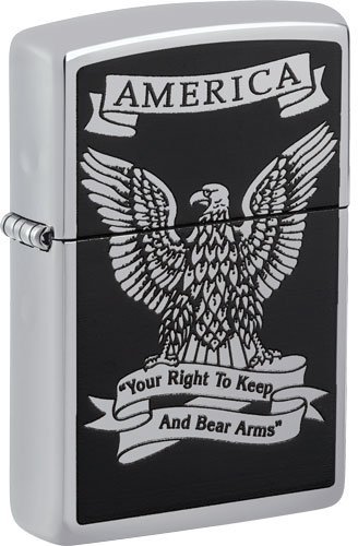 Zippo WINDPROOF LIGHTER EAGLE RIGHT TO BEAR