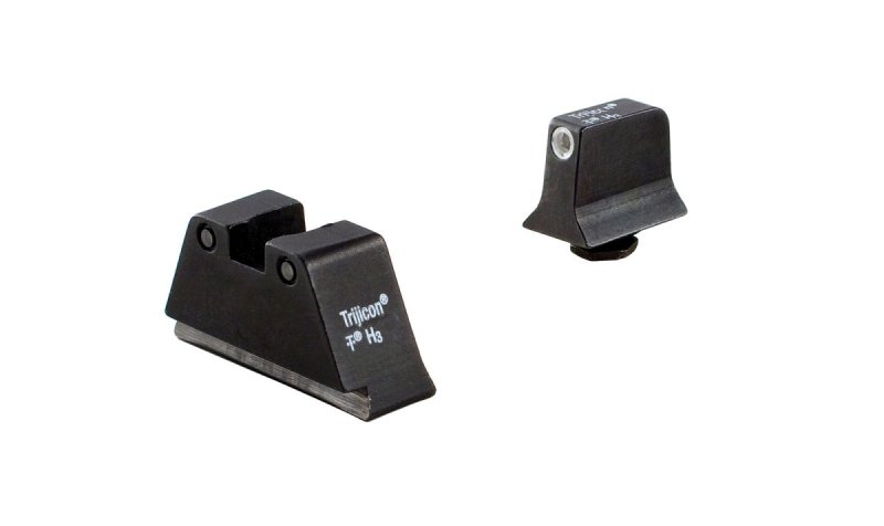 Trijicon GL201-C-600659 Suppressor Height Sights Glock Green/Orange Tritium