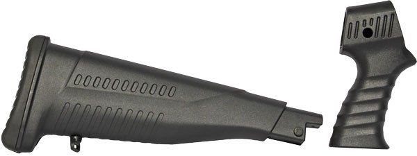 Iver Johnson IJPGSTOCK 2-PC Pistol Grip Pump/Auto 12&20GA Black