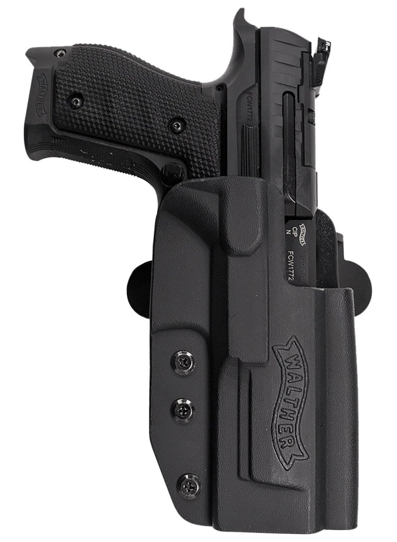 Walther Arms 5130217 PPQ Q5 Match Steel Frame OWB Holster Black Kydex Belt Slide