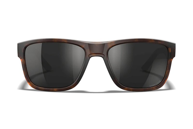 Wiley X Ovation AC6OVN15 Matte Tortoise Frame Black Mirror Lens