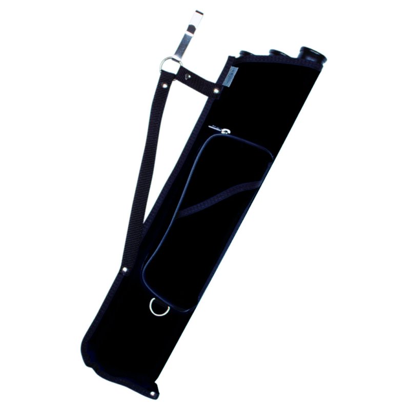Neet Trim Lite Quiver Black RH Cordura Arrow Tubes Zippered Pocket