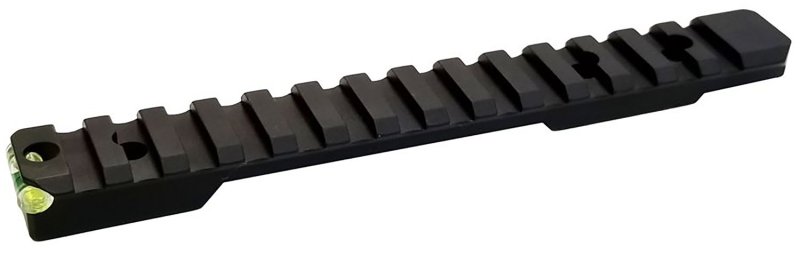 Talley PLM700ACI Picatinny Rail Black Aluminum w/Anti-Cant Indicator