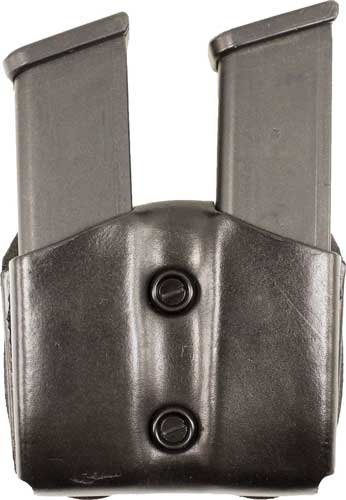 DeSantis A01BJKKZ0 Double Magazine Pouch Leather Black for SIG P365