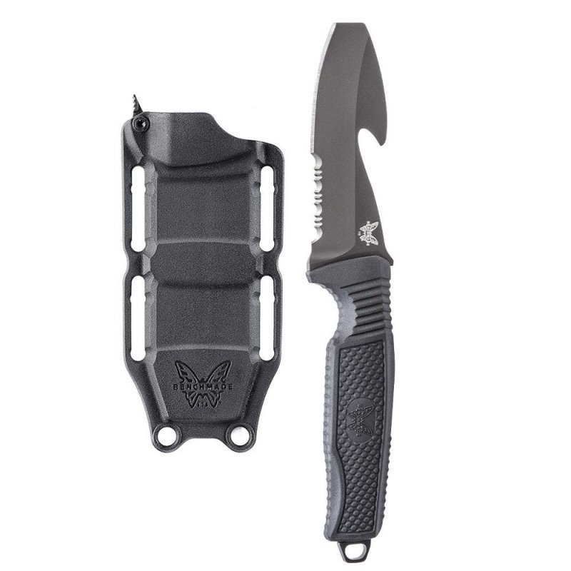 Benchmade 112SBK-BLK Dive Knife N680 3.5" Blade with Sheath