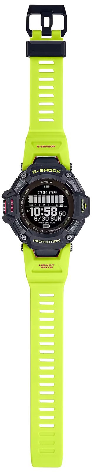GSHOCK GBDH20001A9 Tactical Black/Yellow Bluetooth Sport Watch