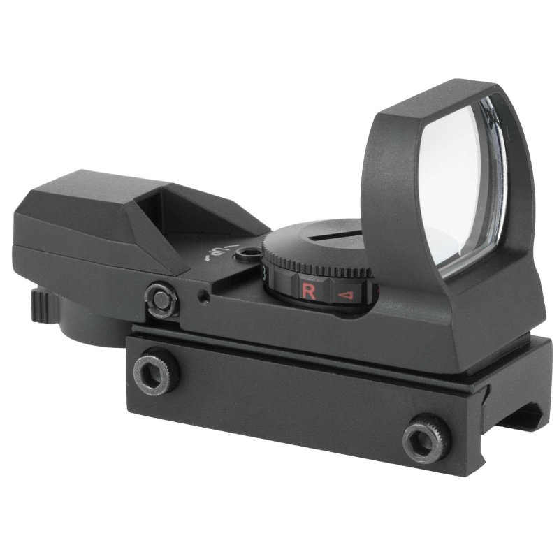 NcStar D4RGB Red/Green 4-Reticle Reflex Sight Black Anodized 3 MOA
