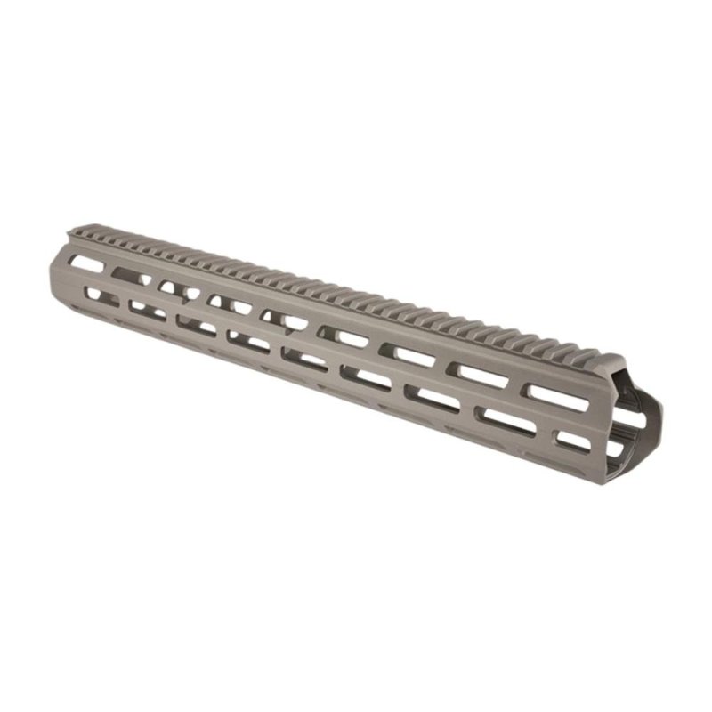 Q Honey Badger 15 In M-LOK Free-Float Handguard Grey Anodized