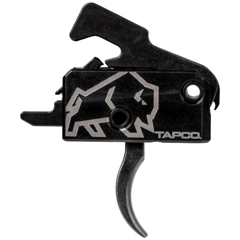 Tapco TAP22034 Tapco AR-15 Trigger Single Stage Curved Trigger Drop-In Installation 3.5 lb. Pull CURVED TRIGGER