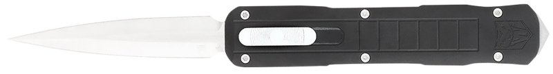 CobraTec CTRPTBLKDAGNS Raptor Black Dagger Non-Serrated Blade