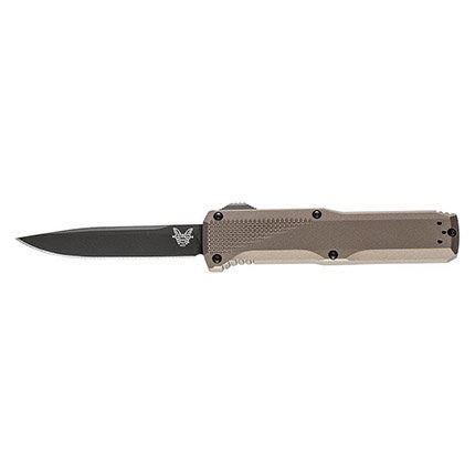 Benchmade 4600DLC Phaeton Auto Knife: 3.45" Blade, 8.08" Overall Length, CPM-S30V Steel, Aluminum Handle