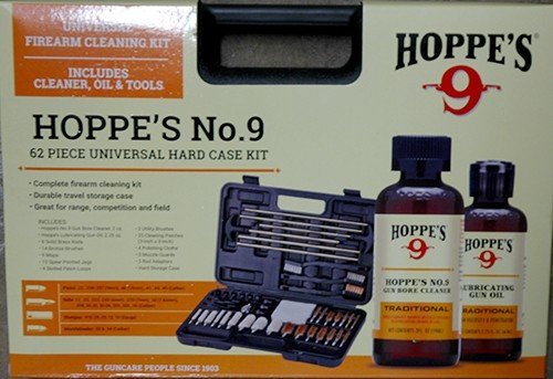 Hoppes 62108 Cleaning Kit No. 9 & Oil 62 Piece Kit