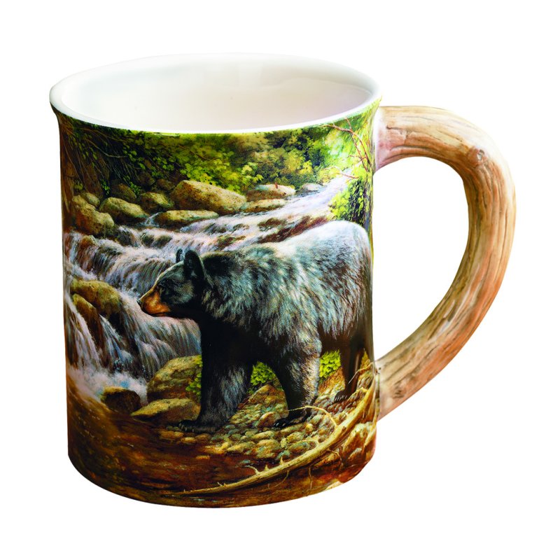 Wild Wings 8955712075 Sculpted Bear Mug 16 oz Dishwasher Safe