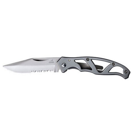 Gerber Paraframe Mini Stainless Serrated Compact Folding Knife
