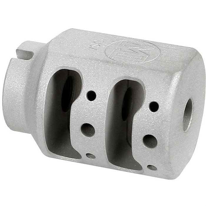 Midwest Industries Alpha Tank Muzzle Brake 1-2x28 9mm Tool Steel Stainle...