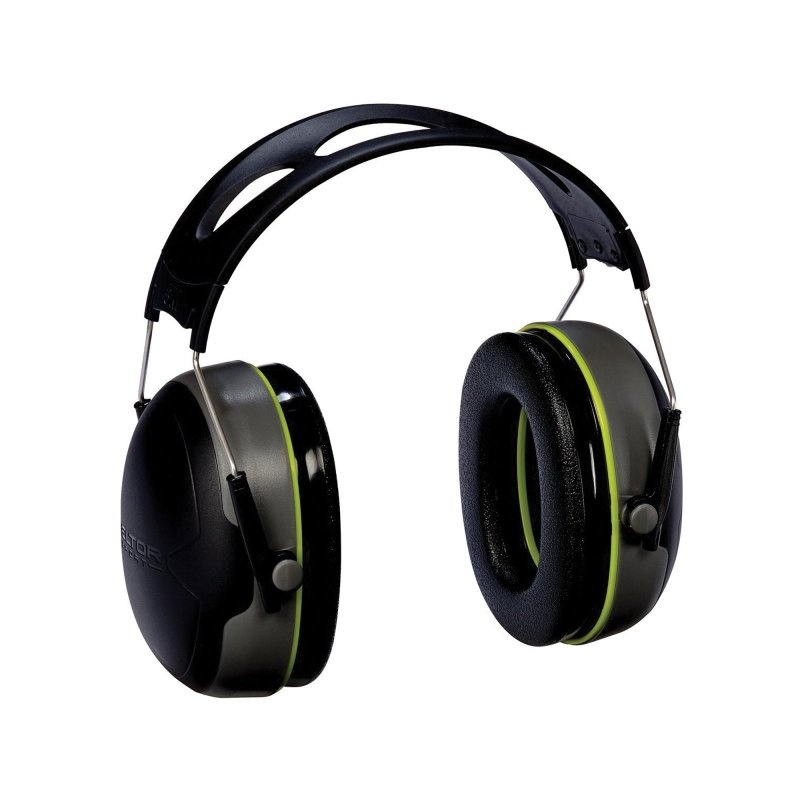 Peltor Bullseye Earmuff 97041 NRR 27 Black Folding Over Head
