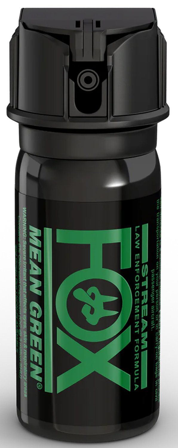 Fox Labs 156MGS Mean Green Pepper Spray 2 oz Black 3M SHU 6% Formula