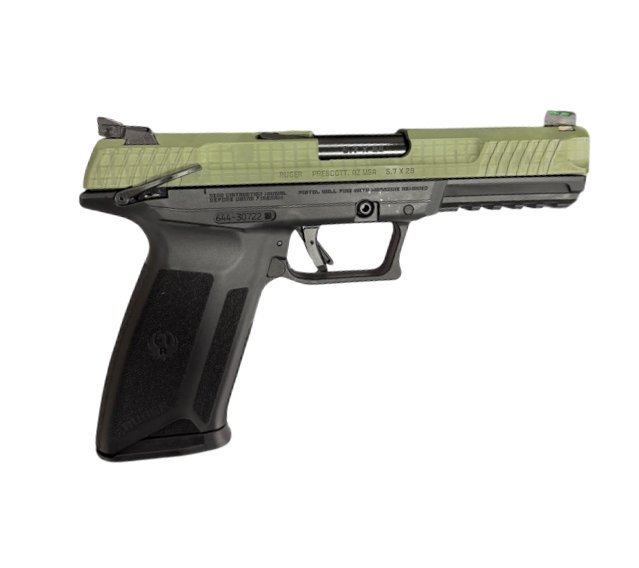 Ruger-57 Pistol 5.7x28mm 4.9in Desert Night Camo Slide 20+1
