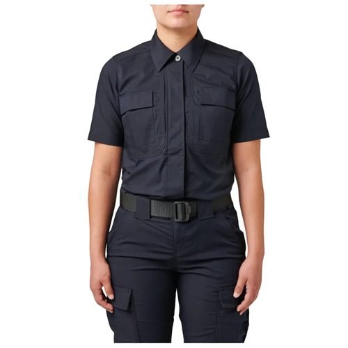 5.11 Tactical 61041ABR-724-L Flex-Tac TDU SS Shirt Dark Navy Large