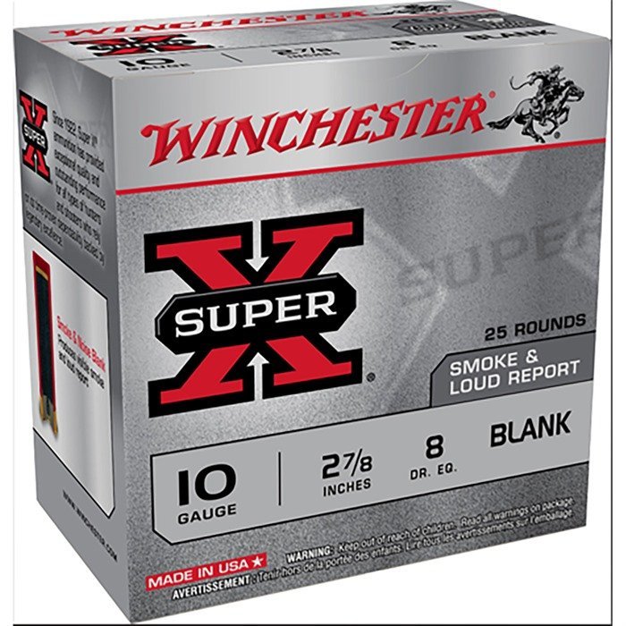 Winchester Super-X XBP12W 12 Gauge 2.75 In Blank Shotshells 25-Rounds