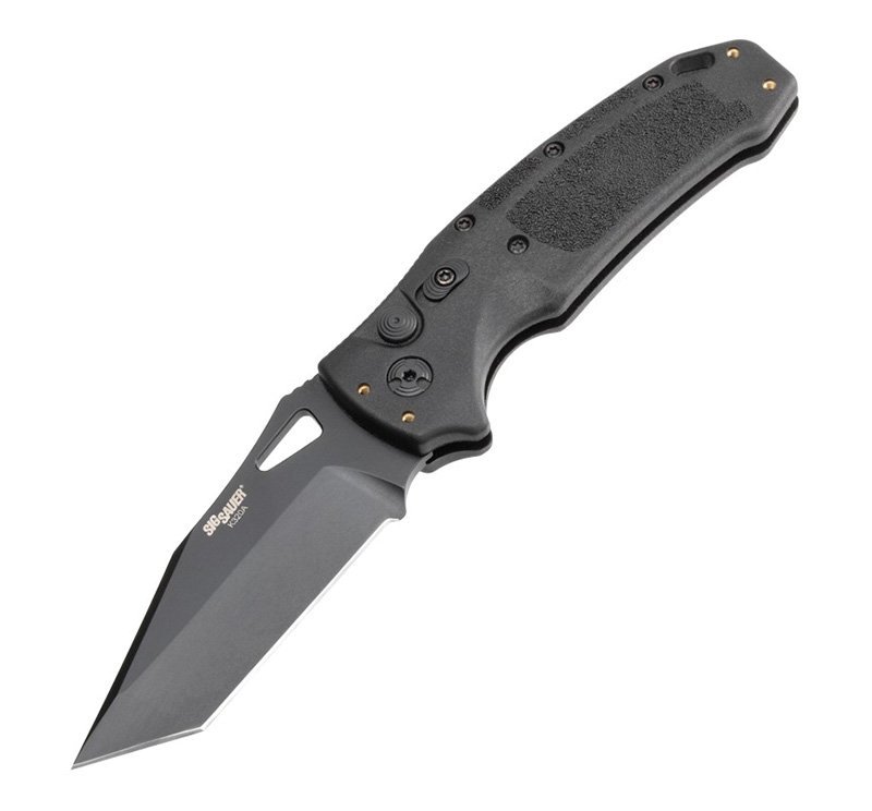 Hogue Sig K320A Auto Folding Knife 3.5 In Tanto Blade Black