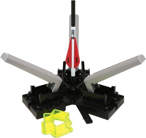 Bohning Tower Fletching Jig Triple 12963, Black, Triple Vane Capacity