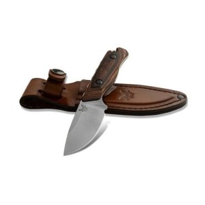 BENCHMADE Hidden Canyon Hunter - Wood w/ Sheath