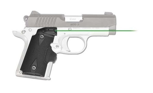Crimson Trace 01-5620-1 LG-409G Lasergrips Black Green Laser Kimber Micro 9