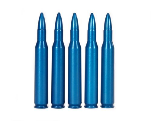 A-Zoom .270 Winchester Caliber Blue Aluminum Snap Caps - Value Pack of 5