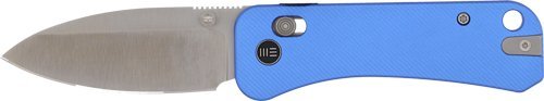 WE Knife Banter 2 Folding Knife 2.87" Satin CPM S35VN Blue Aluminum Handle