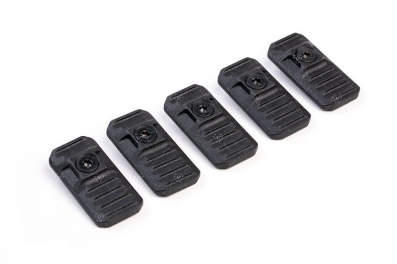 Strike Industries SI-LINK-COVER M-LOK Rail Cover Black Polymer 5-Pack