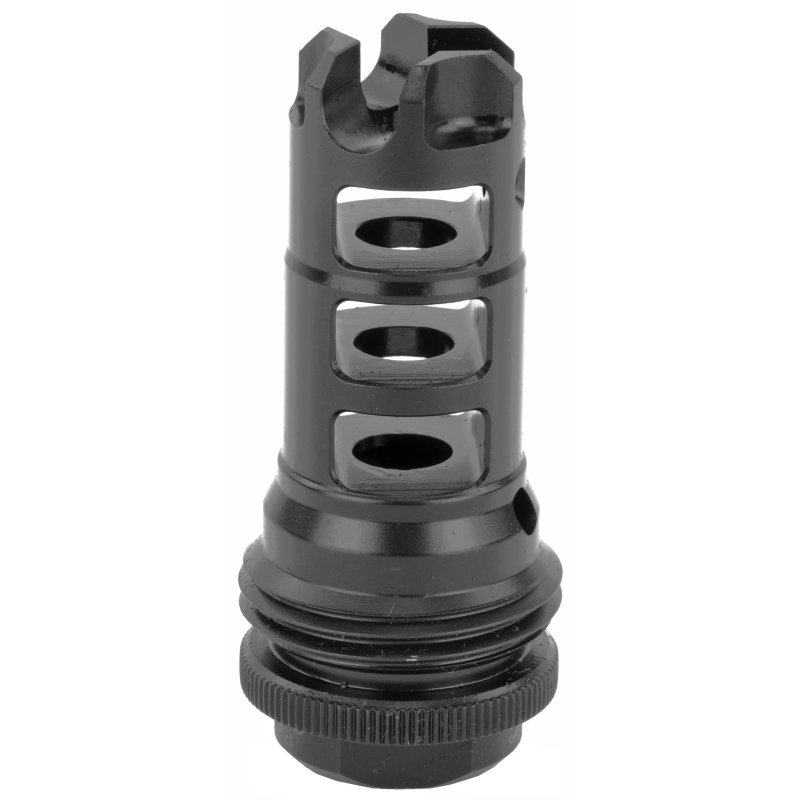 Lantac USA DGN556BASR Muzzle Brake 223/5.56 1/2-28 Nitride Black