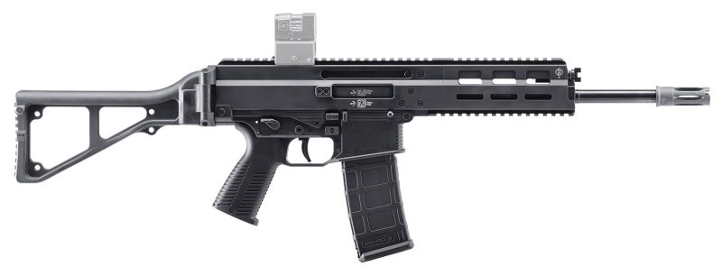 B&T 361659 APC Pro 5.56x45mm 16.5" Black Threaded Barrel M-LOK Rail