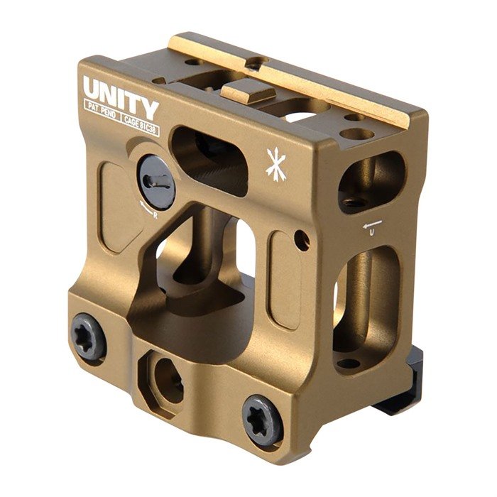 Unity Tactical FSTMICF Fast Micro Mount, Flat Dark Earth, 7075 T6 Aluminum
