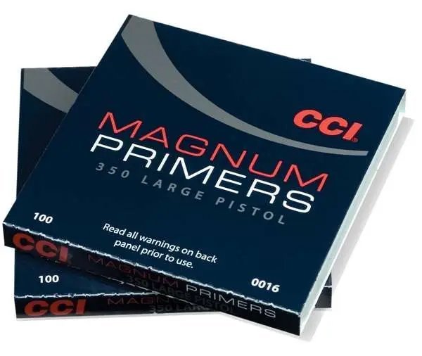 CCI Magnum Pistol Primer No. 350 Large Pistol 1000 Count