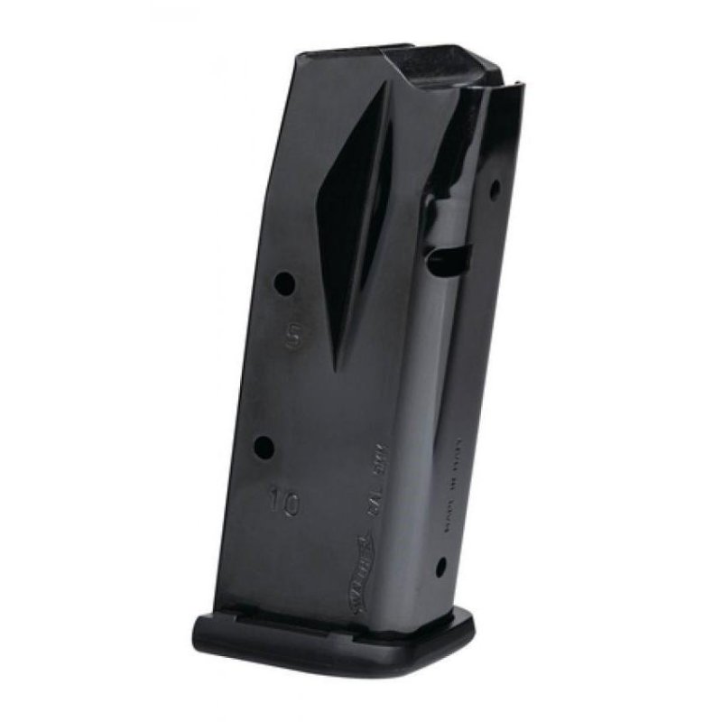Walther P99 Compact Magazine 9mm Luger 10 Rounds Black Steel