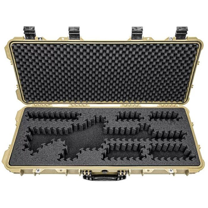 EYLAR SA00013 Tan 38 Inch Hard Rifle Case Ragar Foam