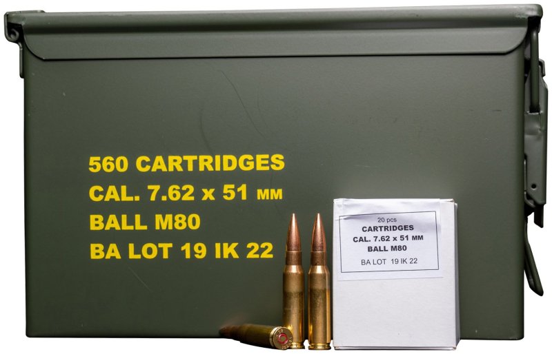 Global Ordnance Igman 7.62x51 M80 560 Round M2A1 Ammo Crate
