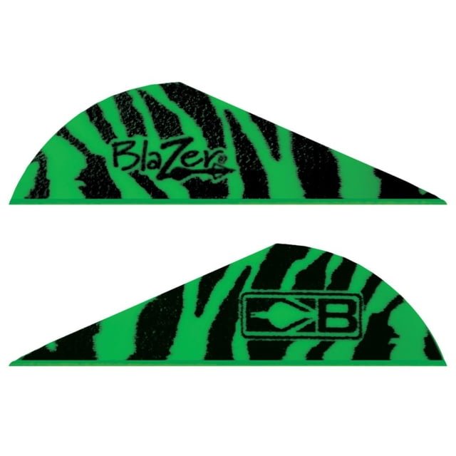 Bohning Blazer Vanes Green Tiger 100 pk. 10832GT2